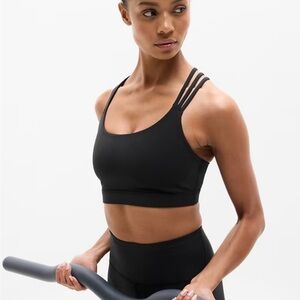 Athleta | Train Free Sports Bra D-DD | Medium | Black | Like New